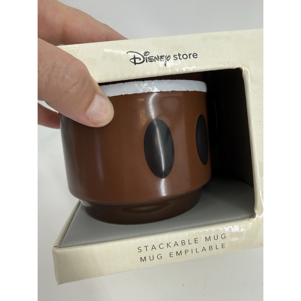 Disney Store Mickey Mouse Memories Stackable Mug Unisex OS Brown Limited Release